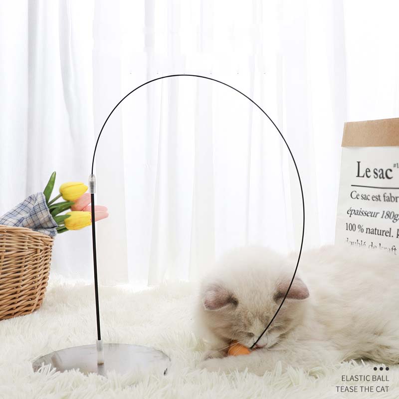 Funny Cat Stick Sucker Type Tumbler Table Tennis Cat Supplies