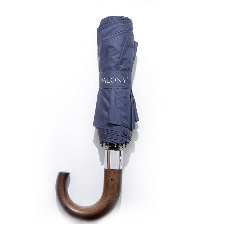 Premium Vinyl Umbrella with Curved Handle