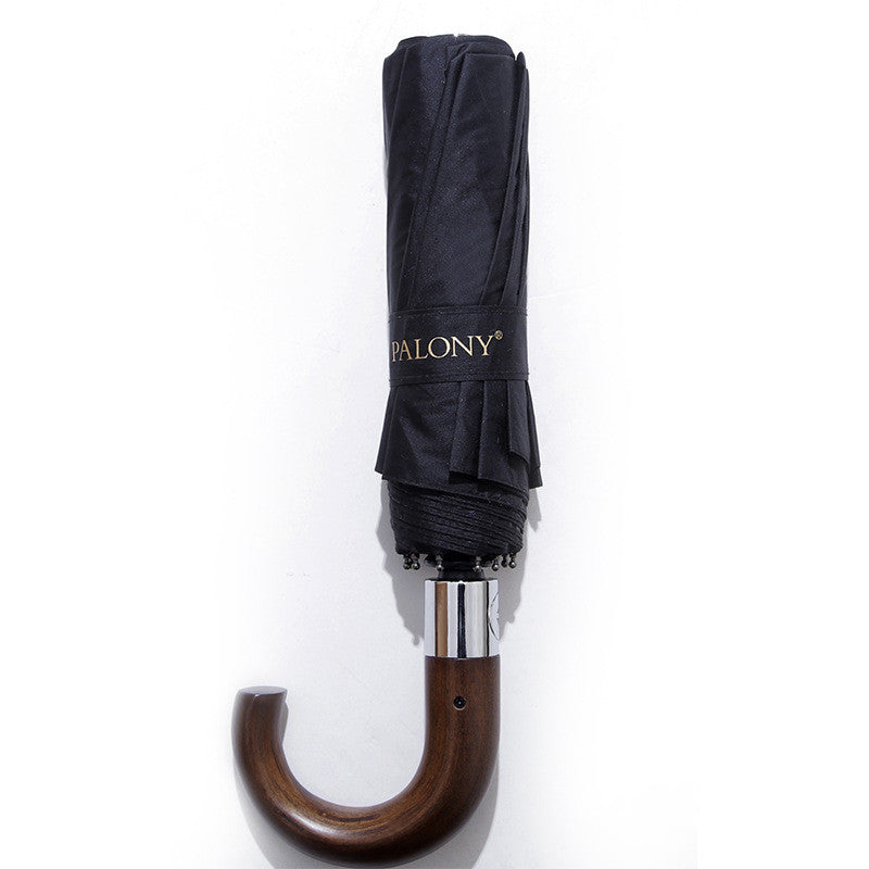 Premium Vinyl Umbrella with Curved Handle