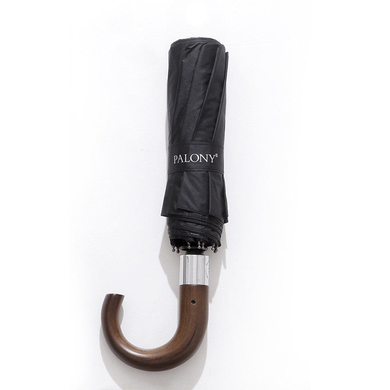 Premium Vinyl Umbrella with Curved Handle
