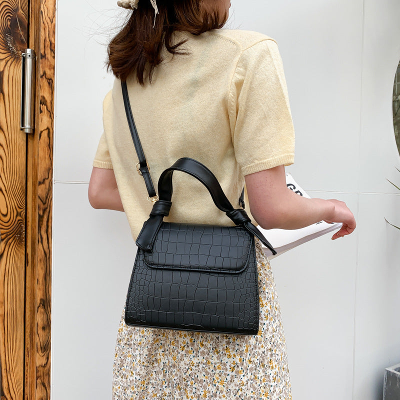 Fashion All-Match Portable Pattern One-Shoulder Small Square Bag