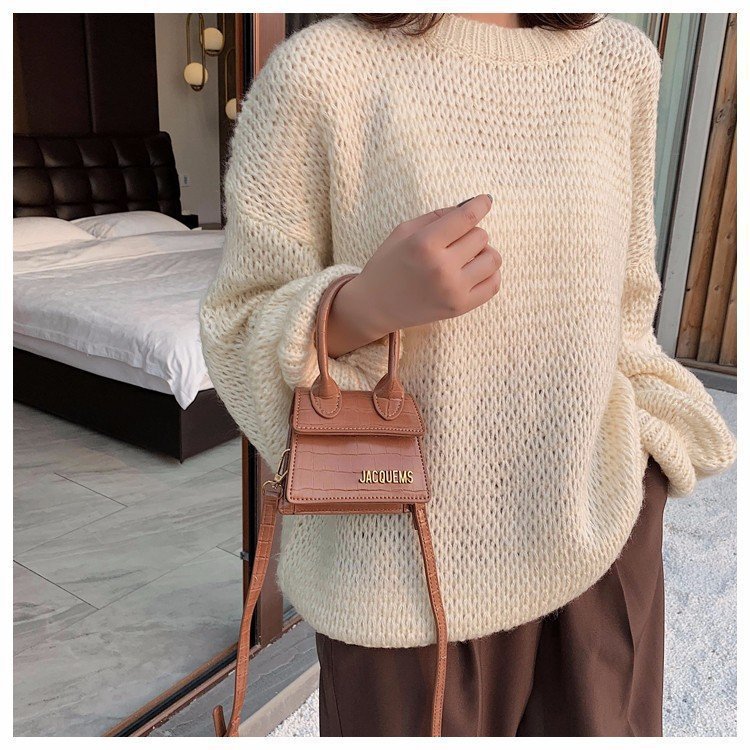 Vintage Handbag French Niche Bag Single Shoulder Messenger Small Square Bag