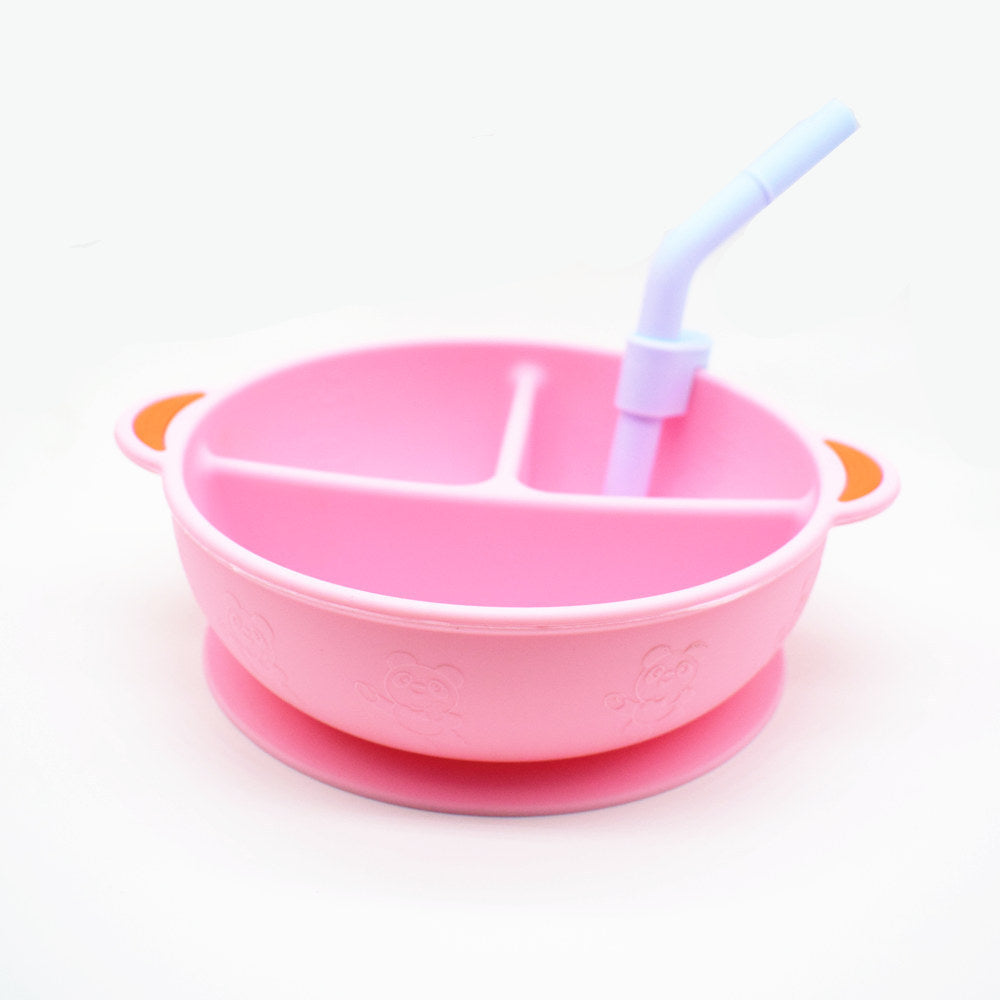 Elira Silicone Divided Baby Plate – BPA-Free Grid Feeding Plate