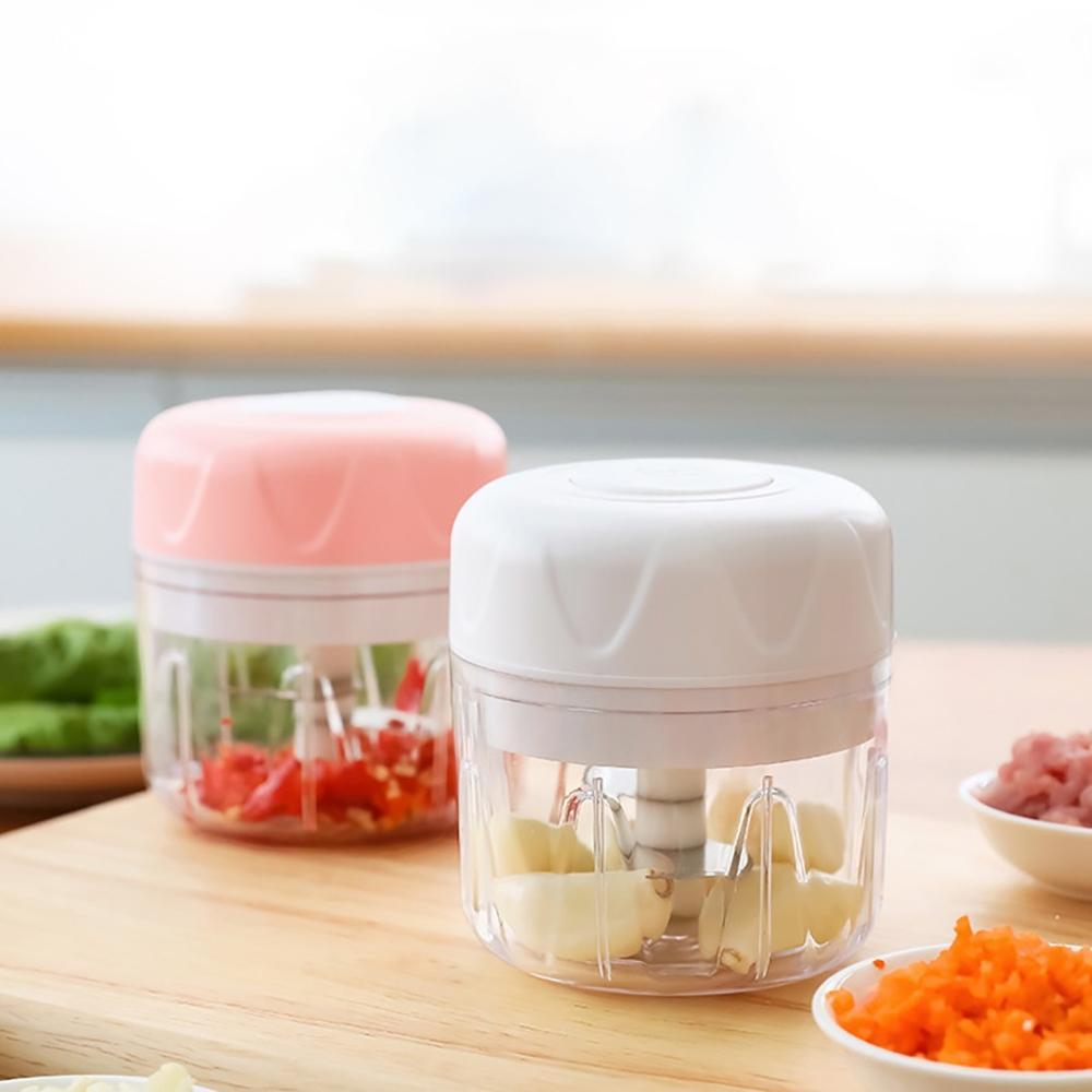 Wireless Electric Garlic Masher - USB Rechargeable Baby Food Blender