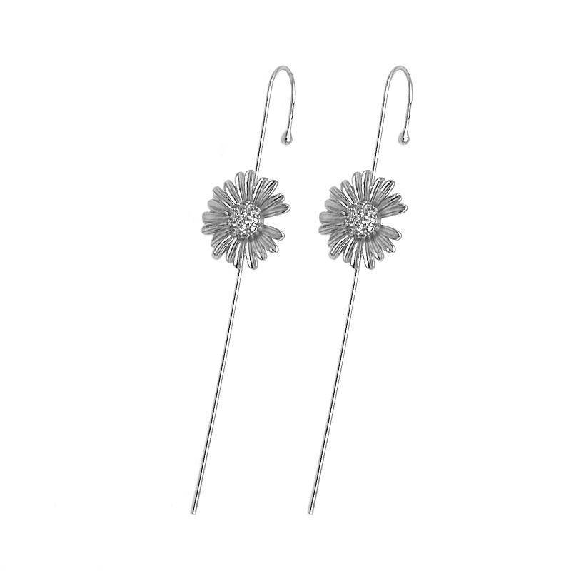Glistening Ear Wrap Crawler Zircon Earrings Piercing Earrings Premium Earrings