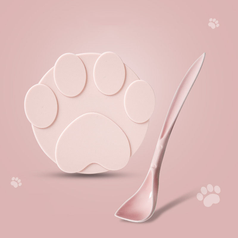 Pet Canned Food Lid Fresh-Keeping Silicone Lid Dog Canned Food Sealing Lid Universal Sealing Lid Three-In-One