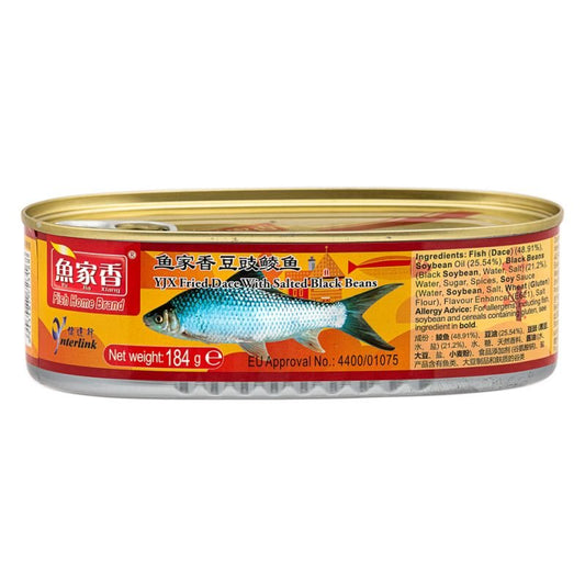 YU JIA XIANG Fried Dace with Salted Black Beans 184g