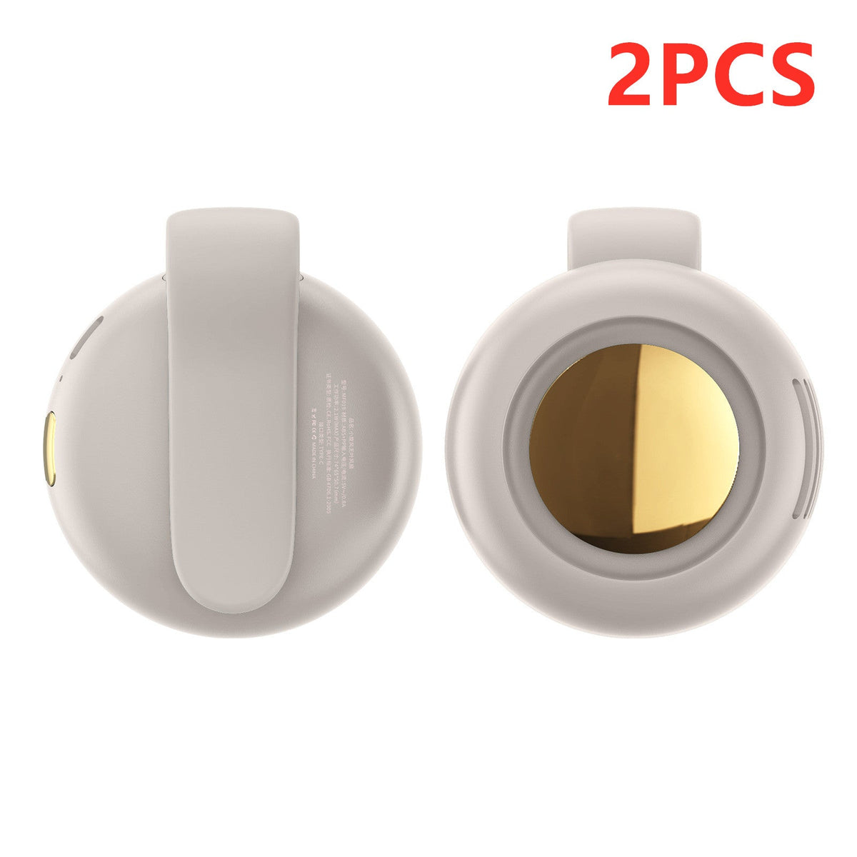 New Waist Hanging Small Whirlwind Fan Small Mini Mute USB Rechargeable Lazy Portable Portable Can Hang Waist