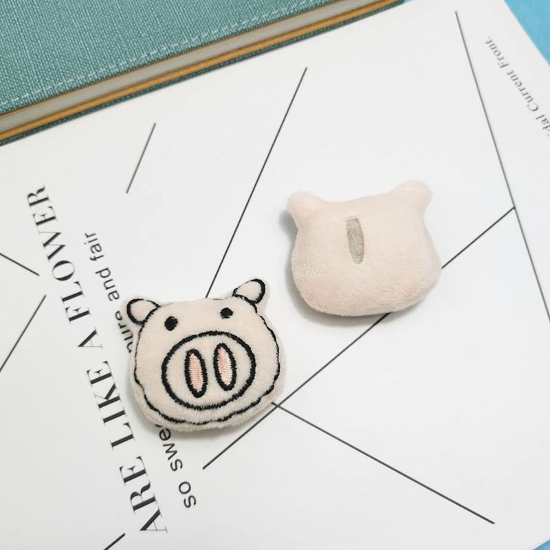 Cartoon Plush Brooch