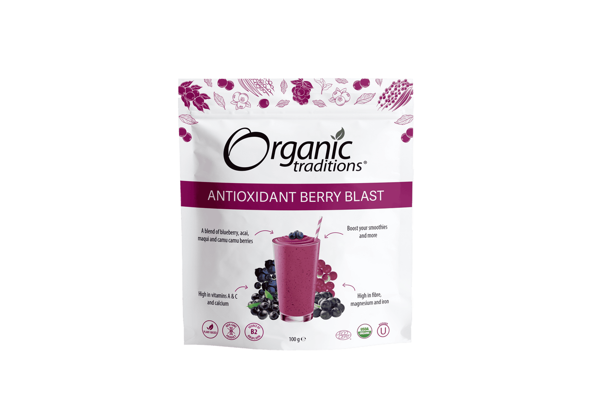 Organic Traditions Org Antioxidant Berry Blast - 100g