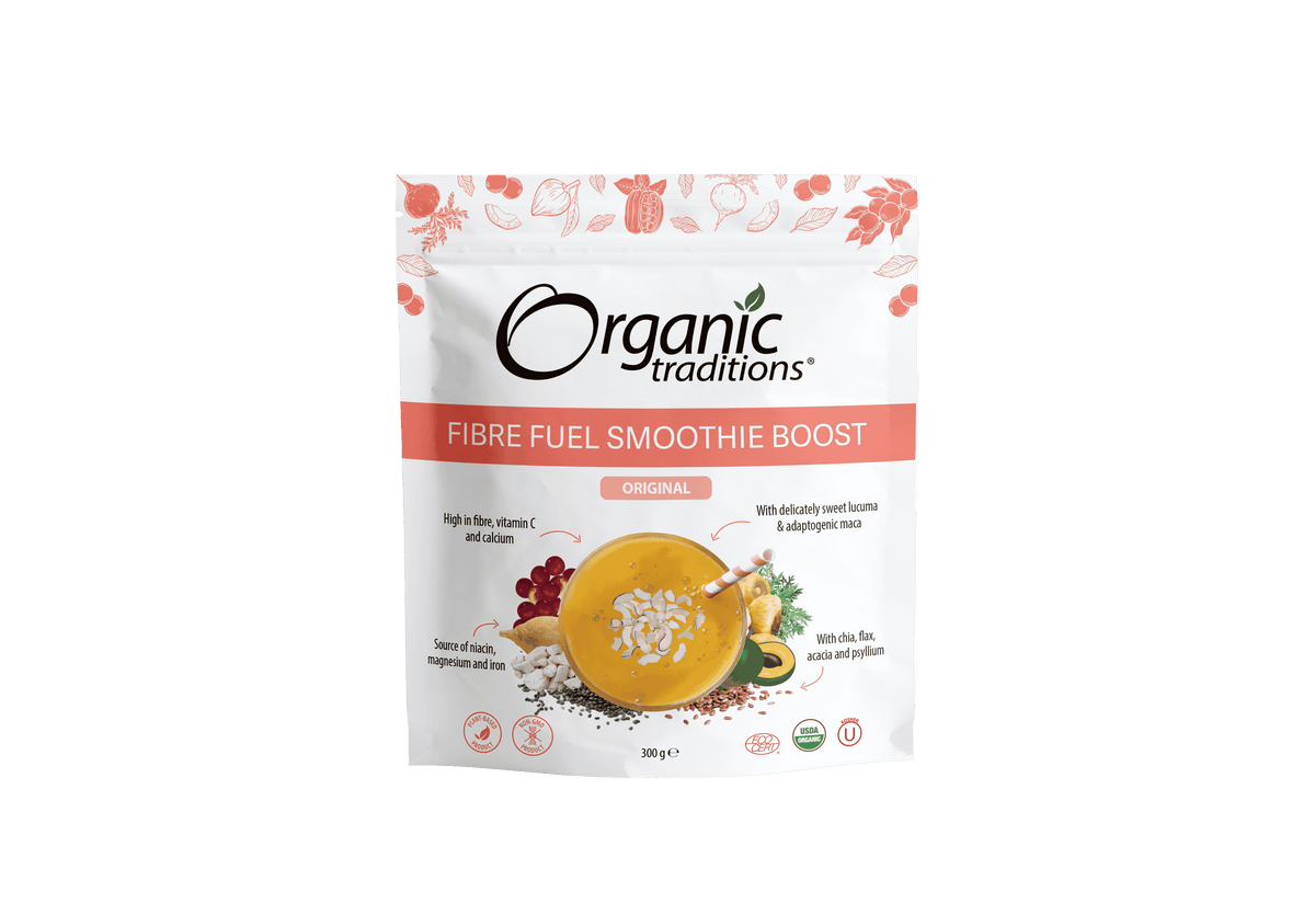 Organic Traditions Org Fibre Fuel Smoothie Boost - 300g