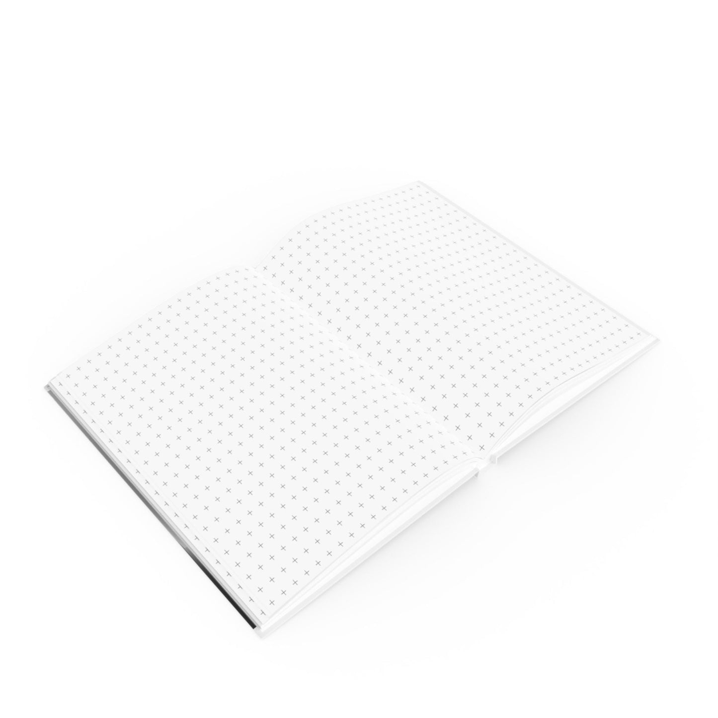 A5 Hardcover Journal – Minimalist Black & White Friendship Design