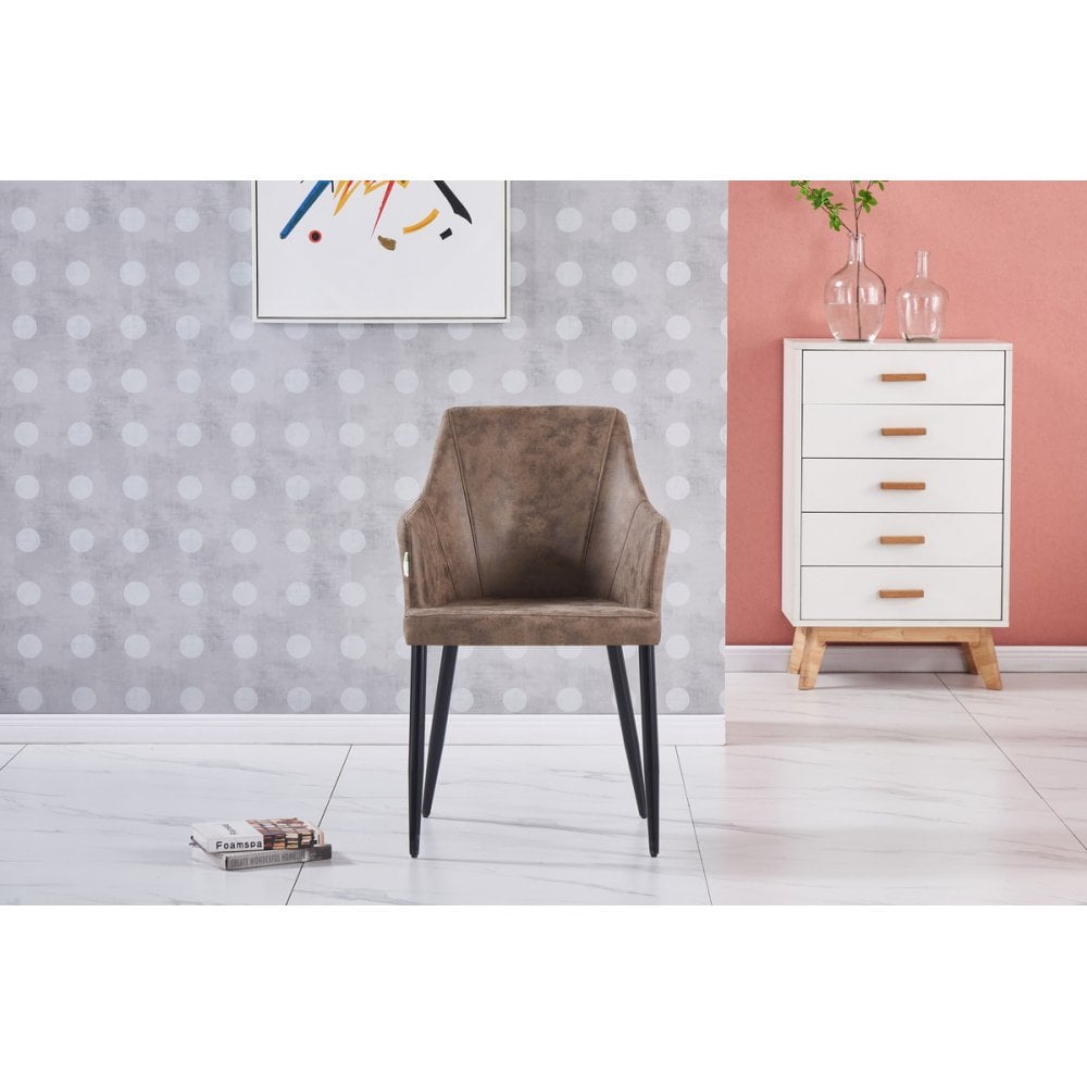 Zarah LUX faux leather chair