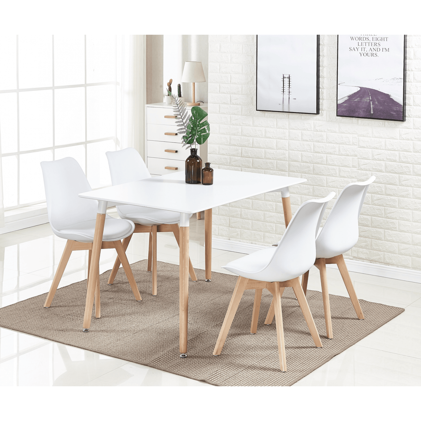 Halo 4 or 6 seating Dining Table