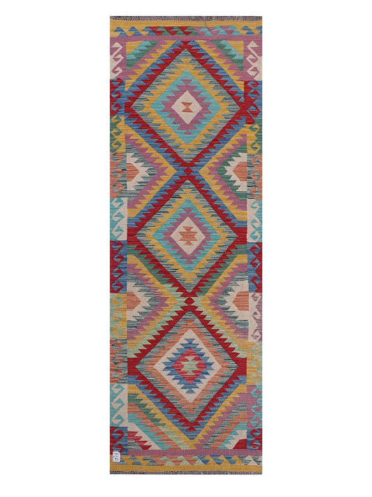 Maimana Afghanistan Kilim Runner - 243 x 81 cm