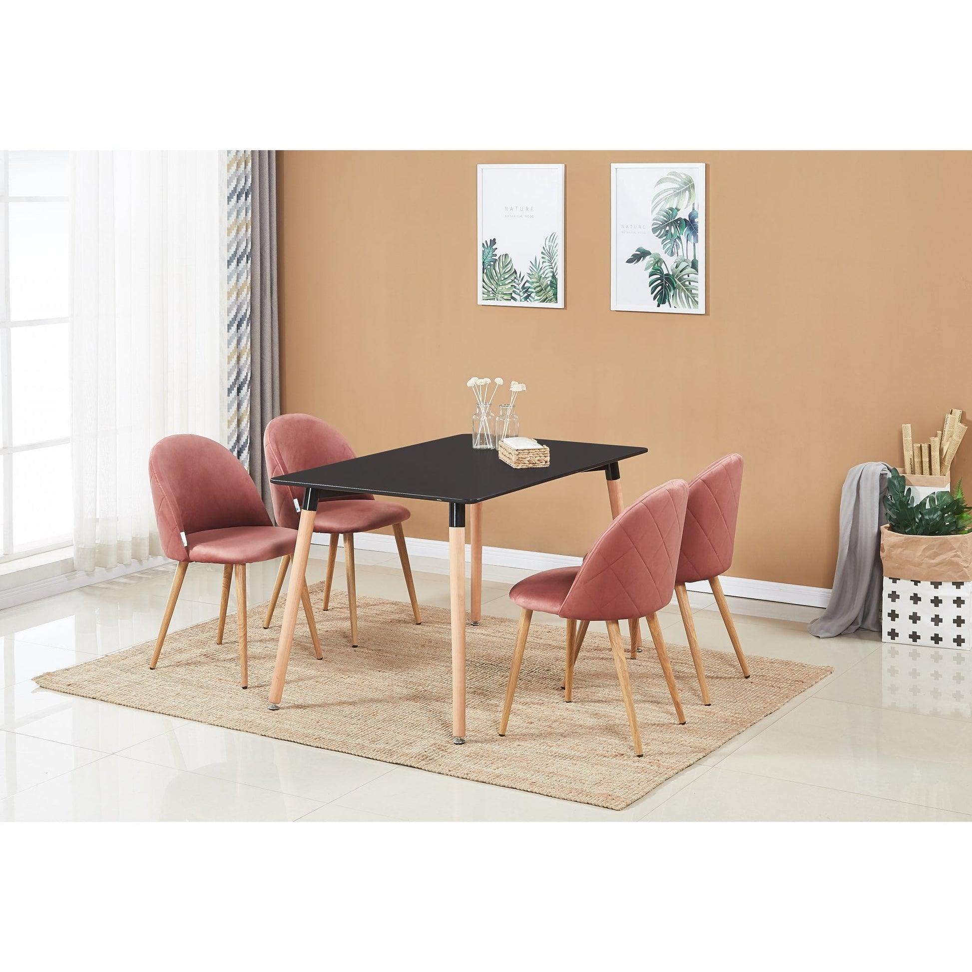 Lucia Velvet Dining Chair Set of 2