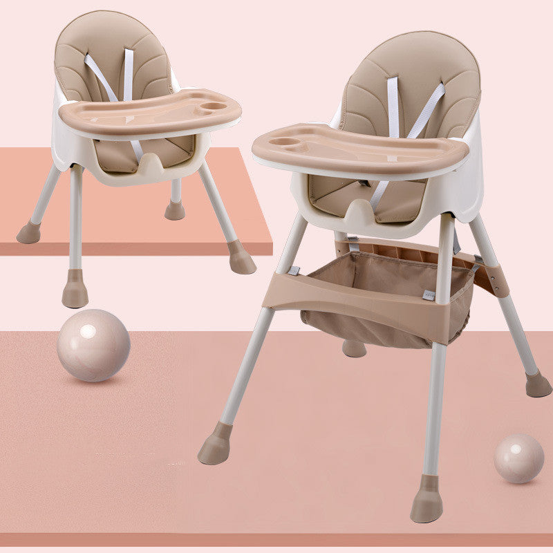 PeliKKan PP Children's High Chair - Adjustable Portable Baby Feeding Seat