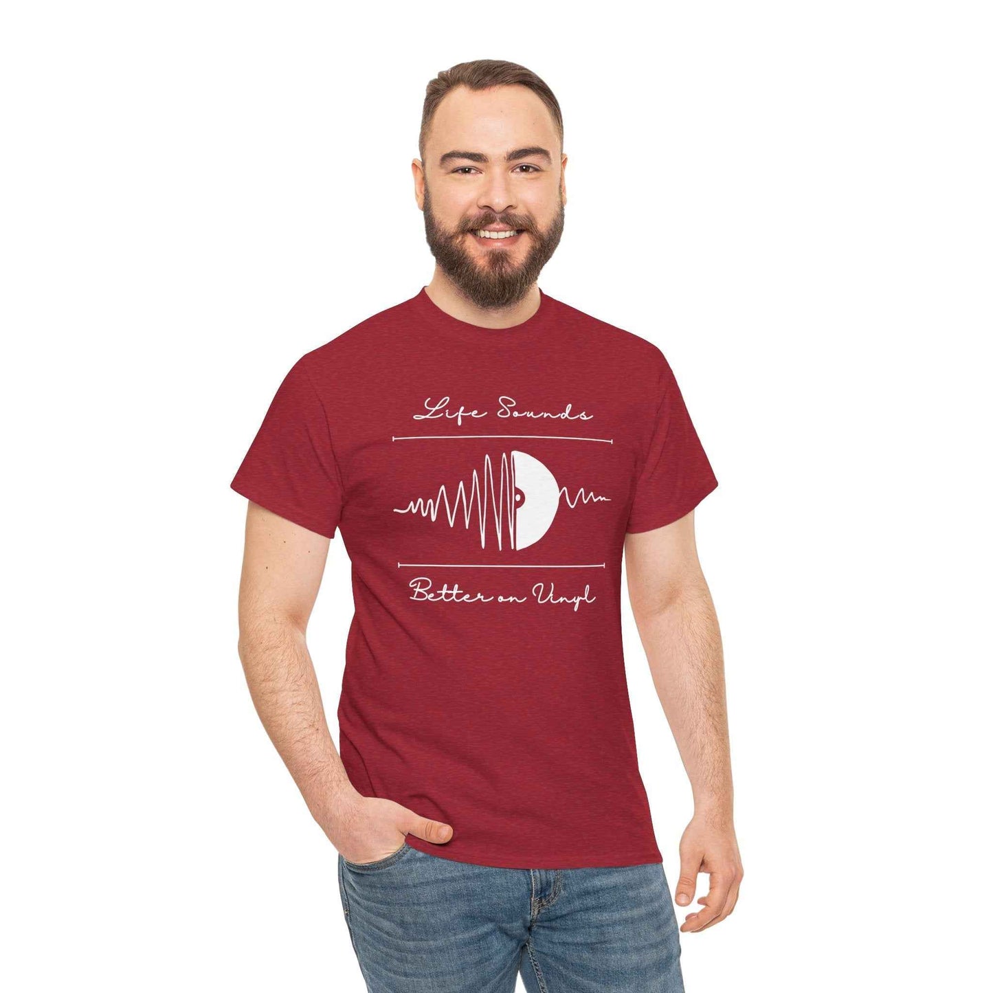'Life Sounds Better on Vinyl' Men's T-Shirt