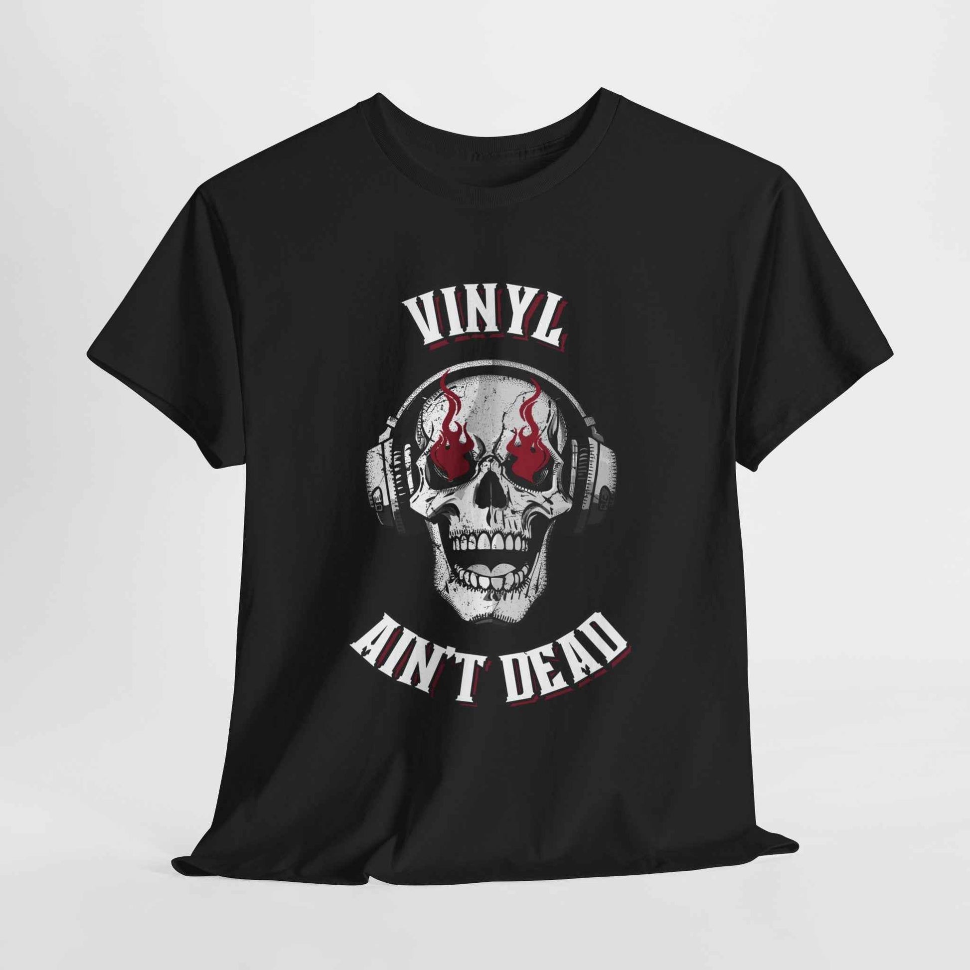 'Vinyl Ain't Dead' Skull Men's T-Shirt