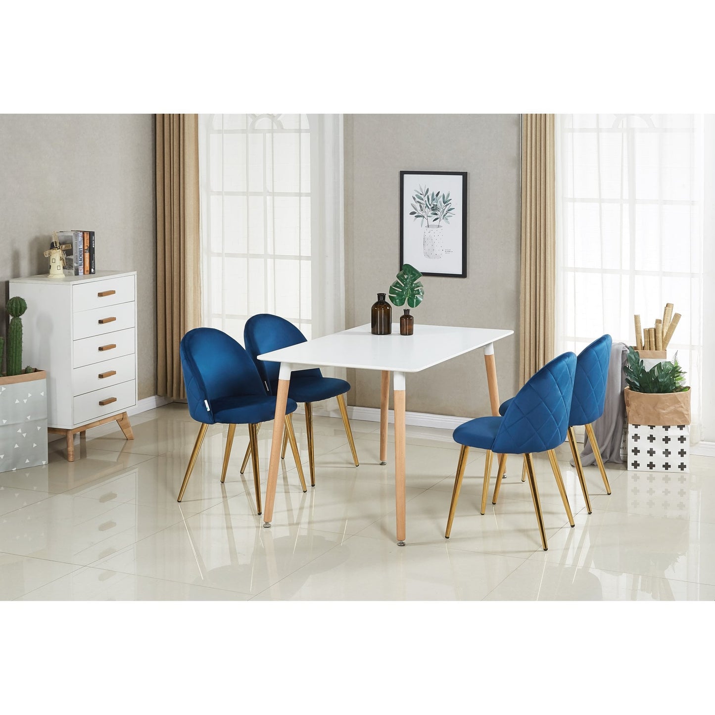 Lucia Velvet Dining Chair Or Dressing Table Chair