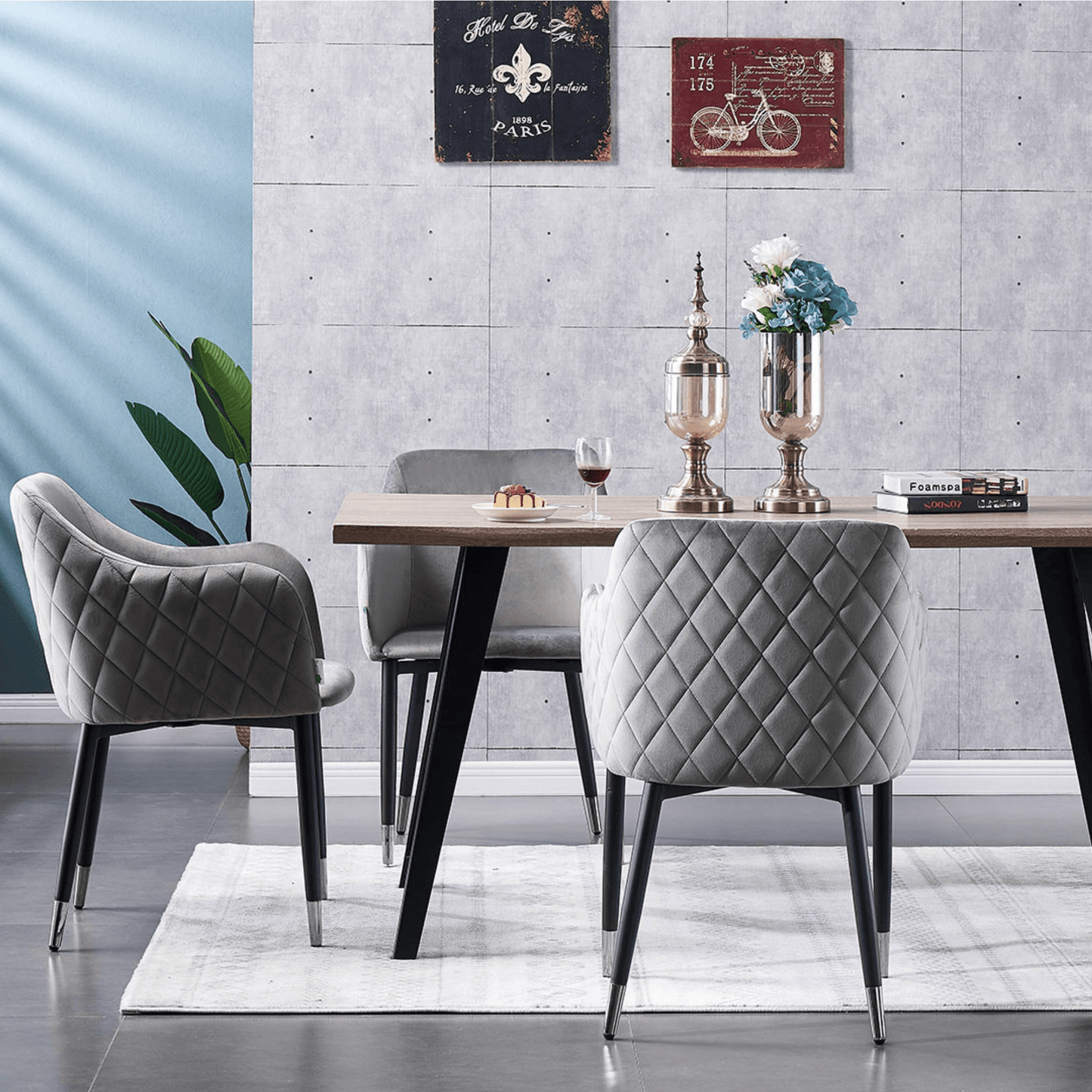 Verona LUX velvet dining chair