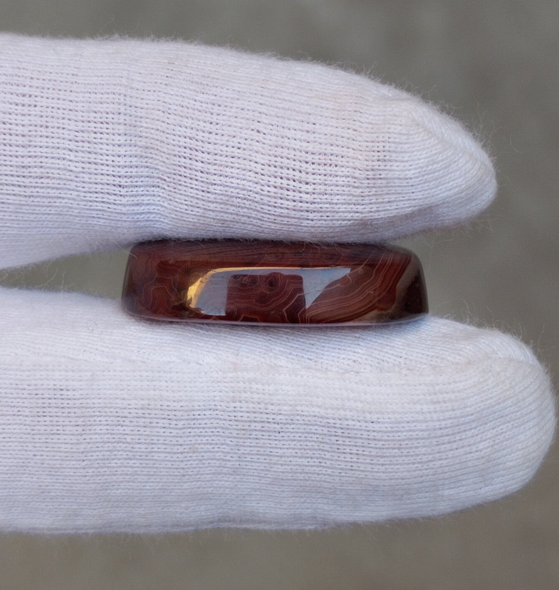30ct Agate Cabochon - Sulaimani Aqeeq  - 19 x 26mm