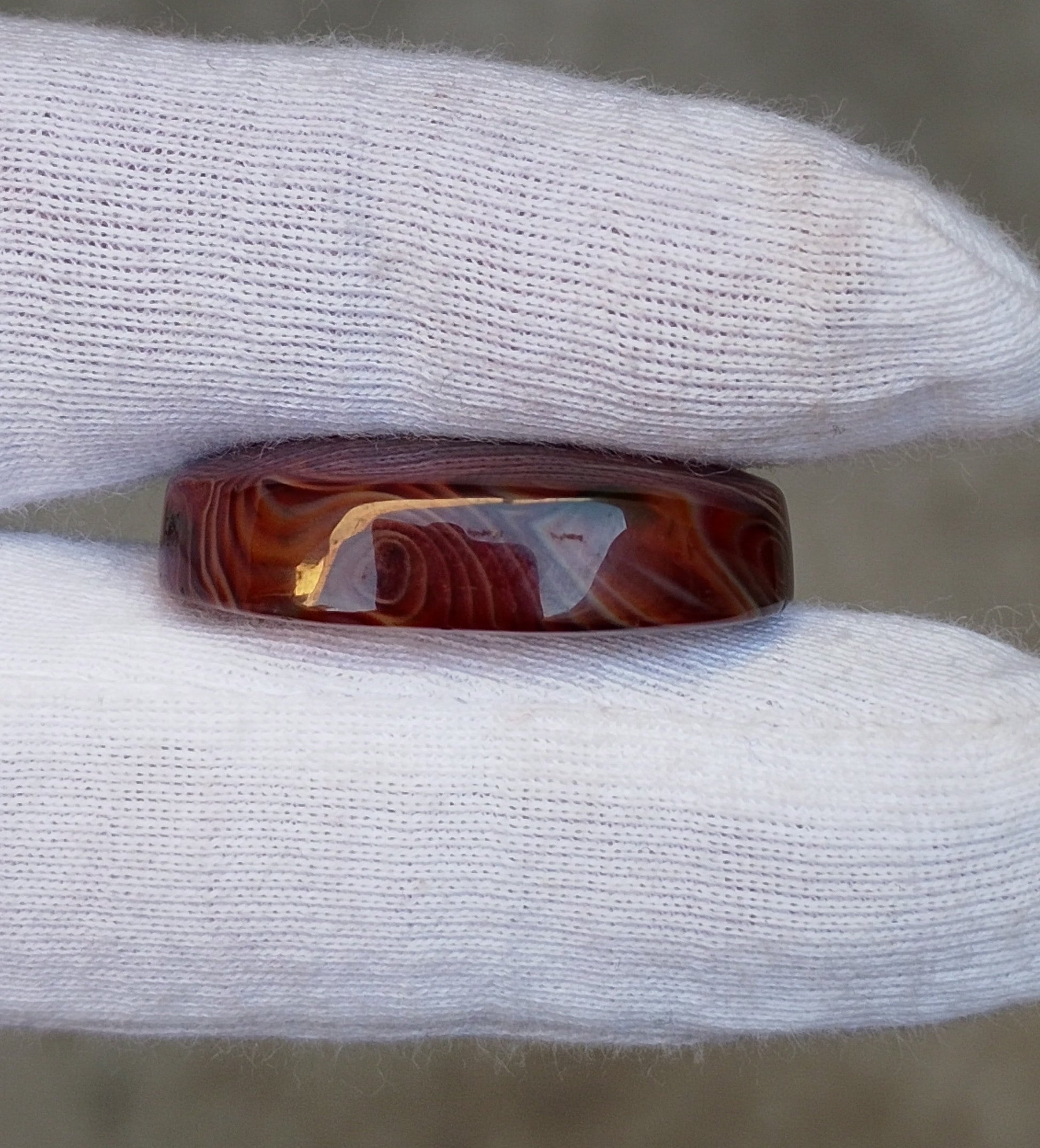 34ct Agate Cabochon - Sulaimani Aqeeq  - 20 x 26mm