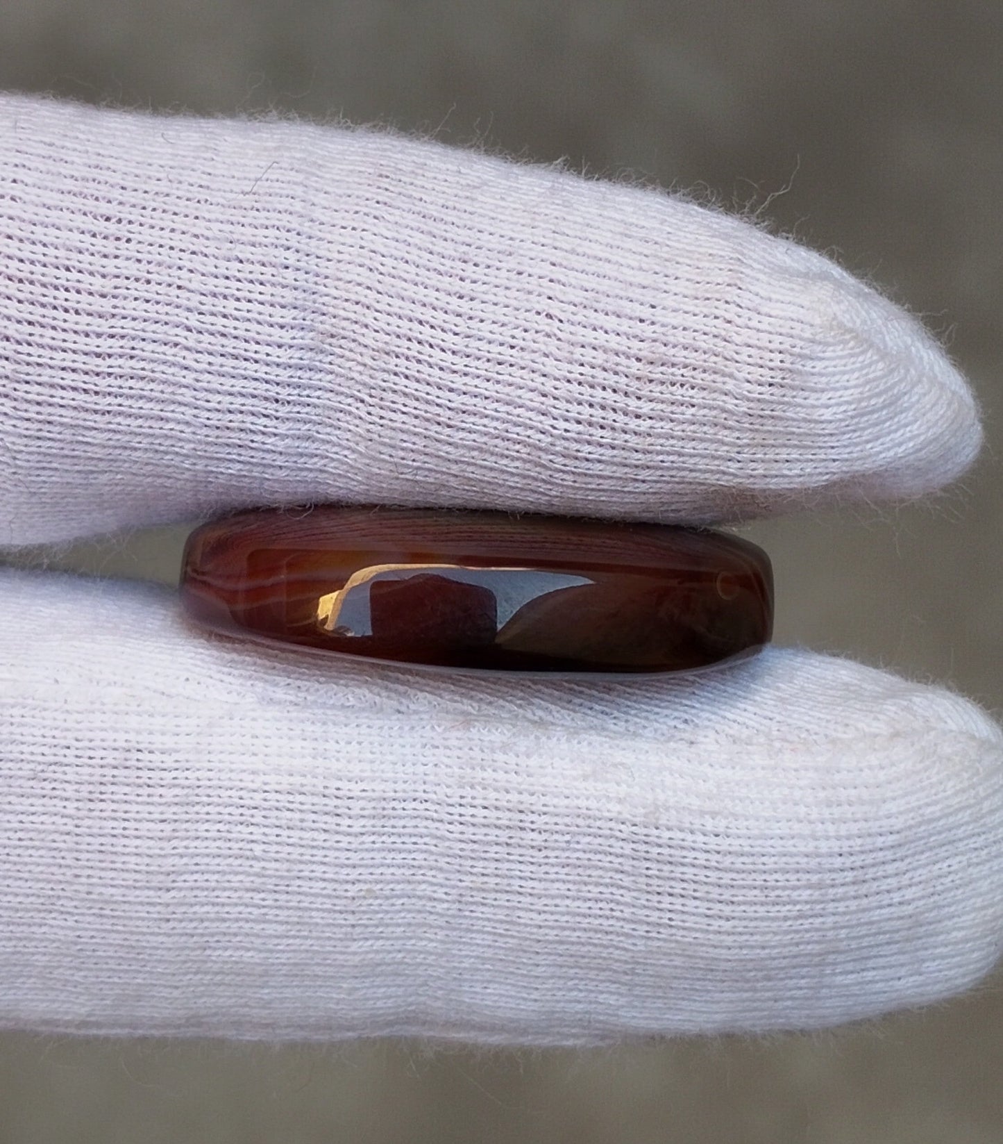 30ct Agate Cabochon - Sulaimani Aqeeq  - 20 x 26mm