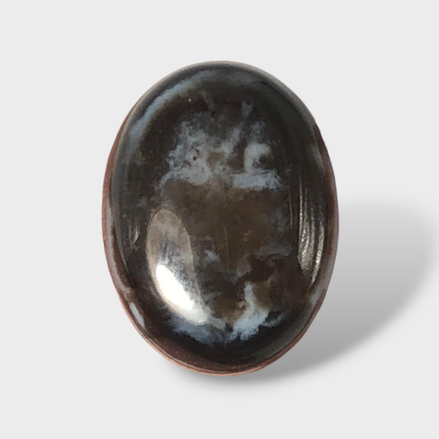 16.3ct Agate Cabochon - Sulaimani Aqeeq  - 19 x 20mm