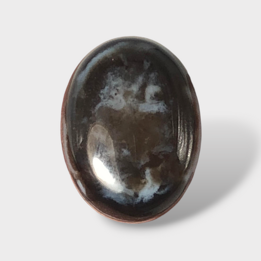 16.3ct Agate Cabochon - Sulaimani Aqeeq  - 19 x 20mm