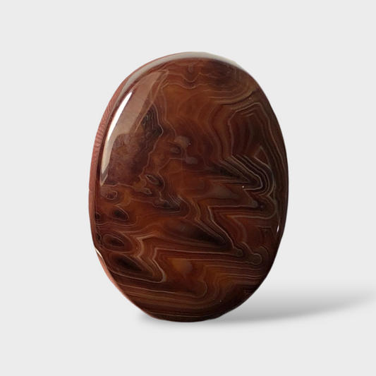 30ct Agate Cabochon - Sulaimani Aqeeq  - 19 x 26mm