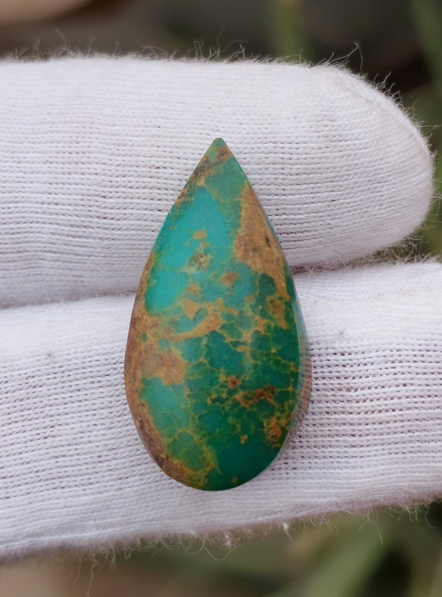 12.5ct High Grade Green Manassa Turquoise Dimension 12x23x7mm