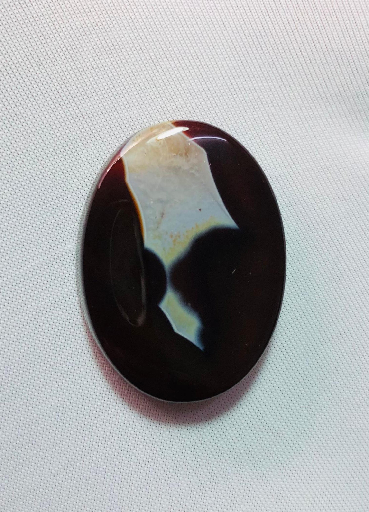 29ct Agate Cabochon - Sulaimani Aqeeq  - 28 x 21mm