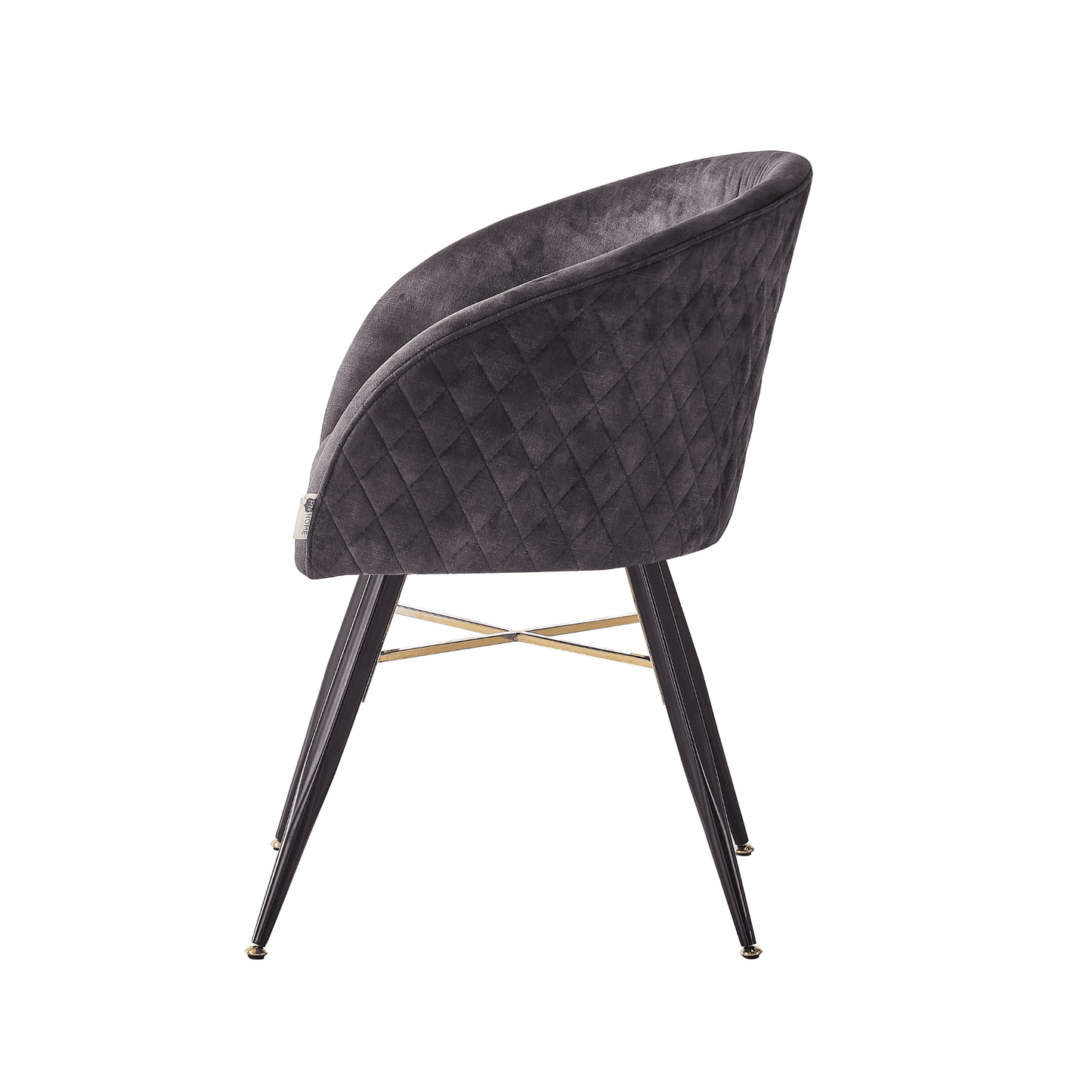 Vittorio LUX Velvet Dining Chair with Metal Legs - Perfect for Dining Room Living Room