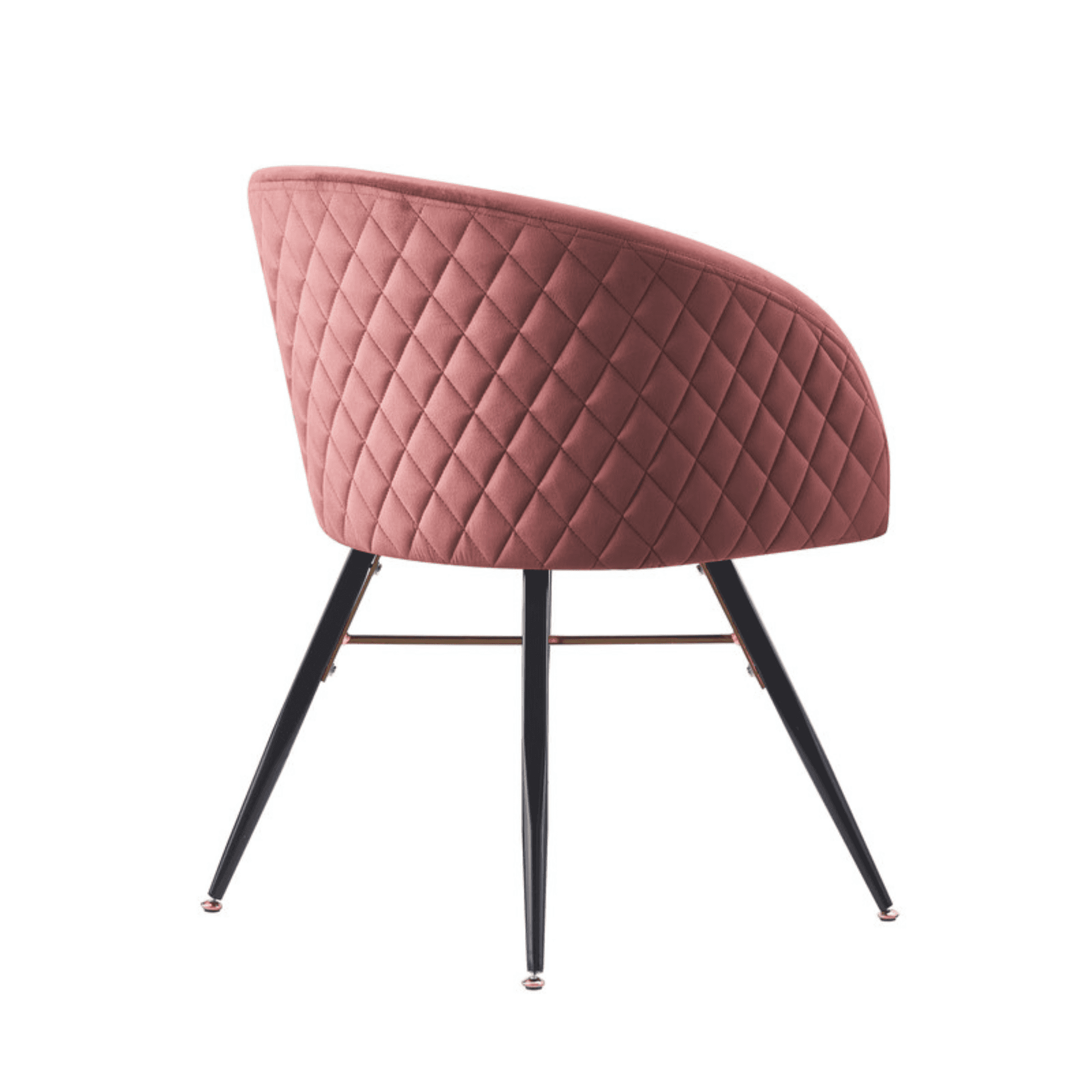 Vittorio LUX Velvet Dining Chair with Metal Legs - Perfect for Dining Room Living Room