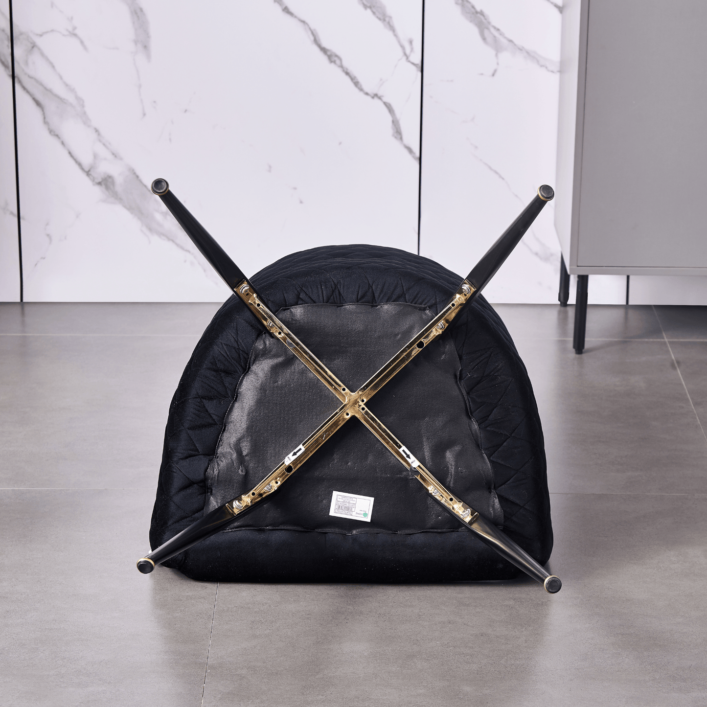 Vittorio LUX Velvet Dining Chair with Metal Legs - Perfect for Dining Room Living Room