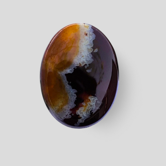 16ct Agate Cabochon - Sulaimani Aqeeq  - 20 x 25mm