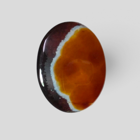 21ct Agate Cabochon - Sulaimani Aqeeq  - 22 x 17mm