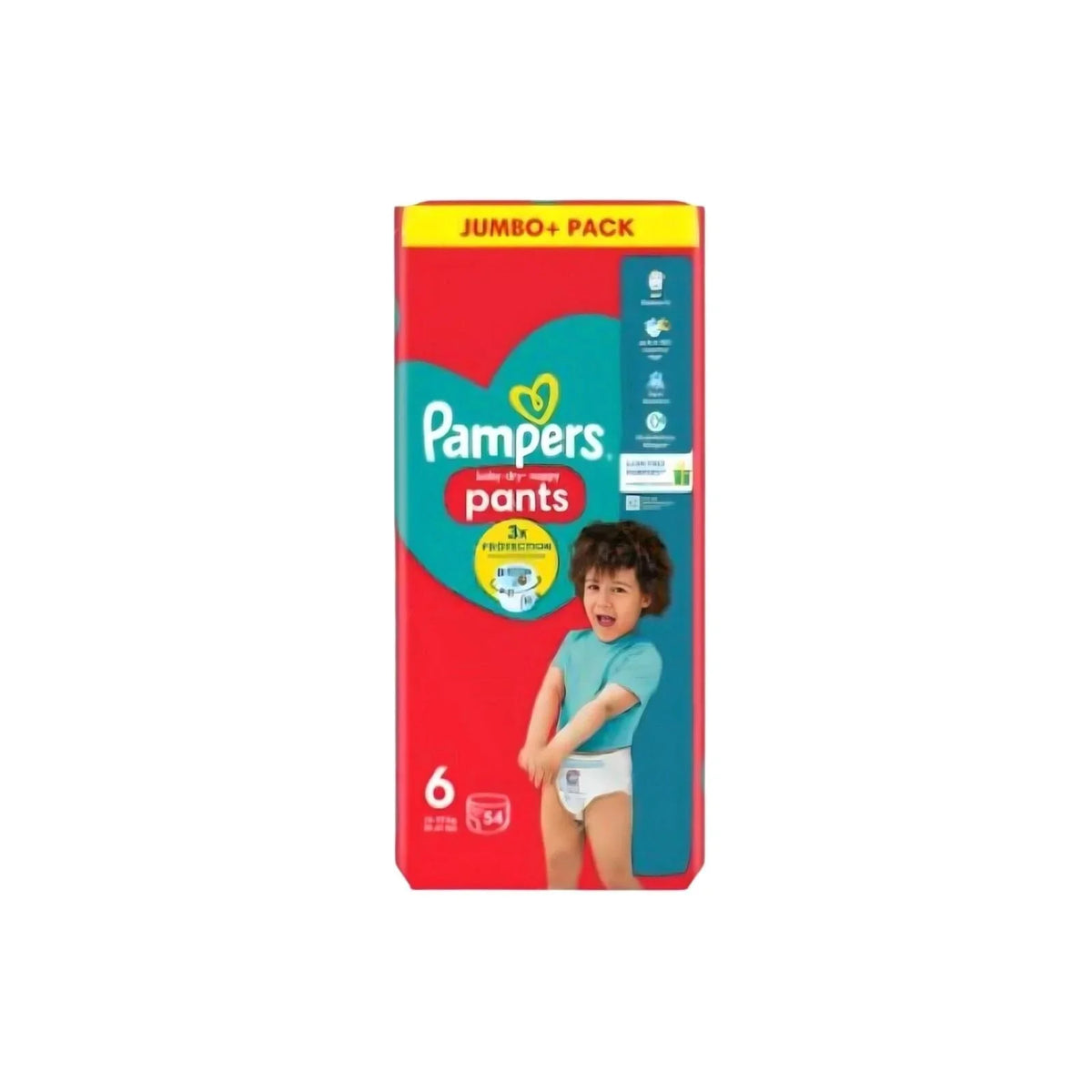 Pampers Baby-Dry Pants Size 6 Jumbo Pack 54 nappies