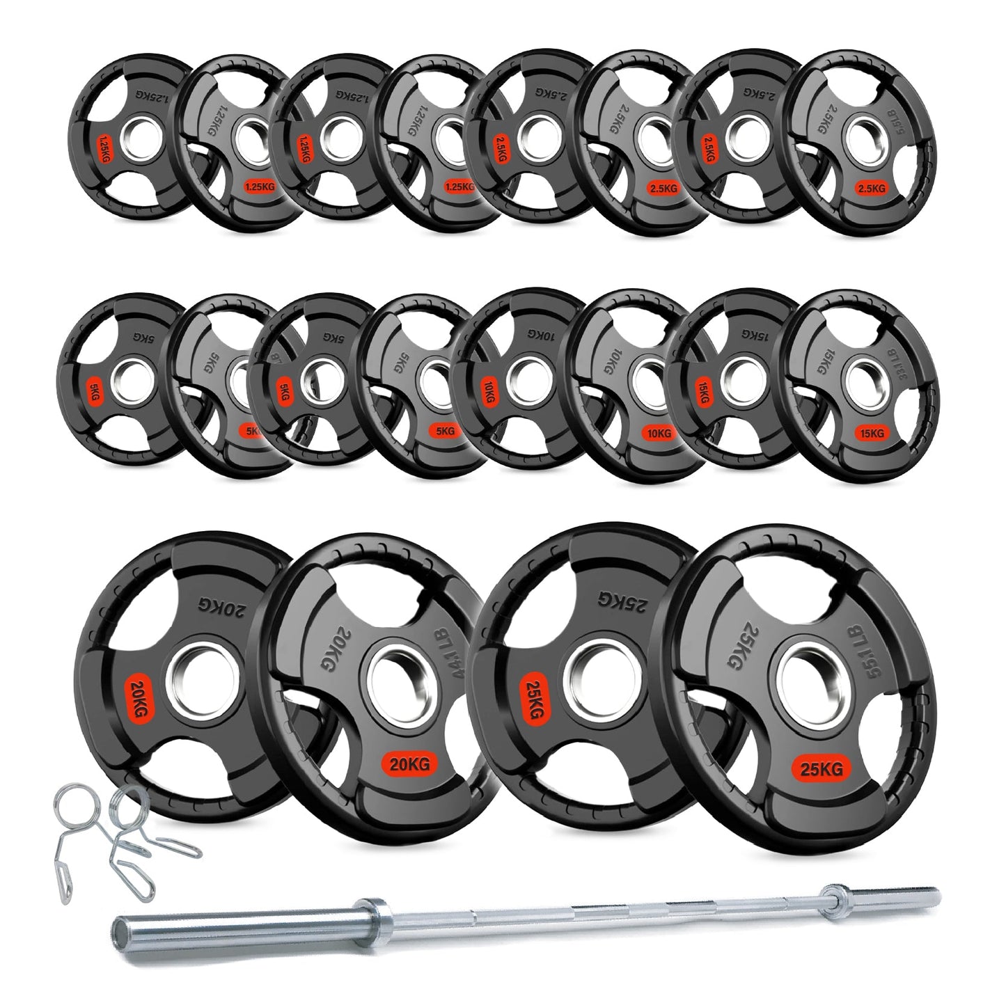 Tri-Grip Weight Plates