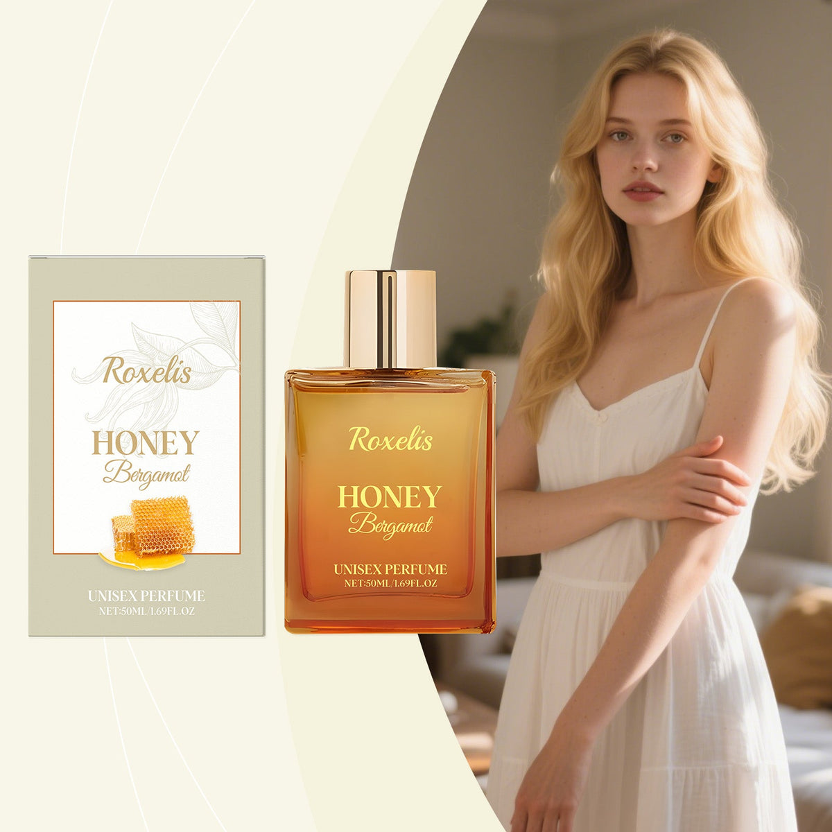 Unisex Honey Bergamot Perfume Long-Lasting Light & Fresh-fragrance Subtle & Elegant Scent For Daily Wear & Special Occasions