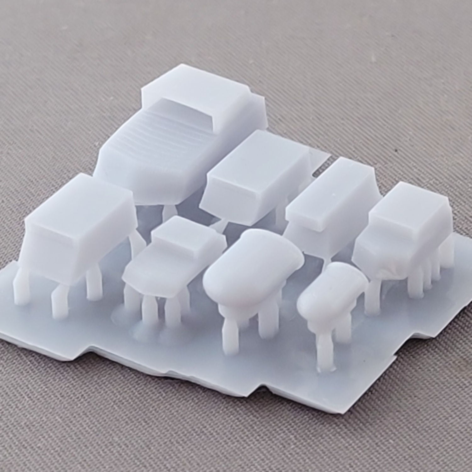 1:76/1:72 Custom Car Hood Scoops