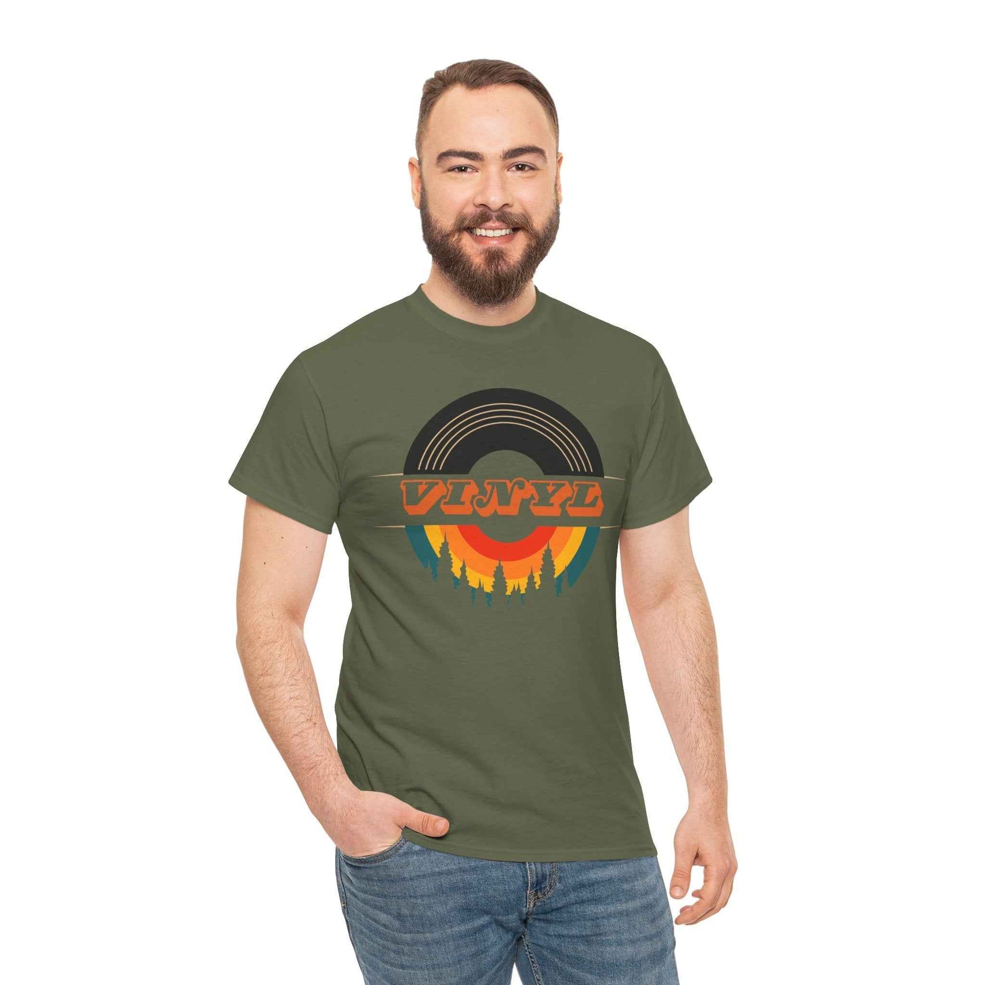 Vinyl Record Logo Men's T-Shirt