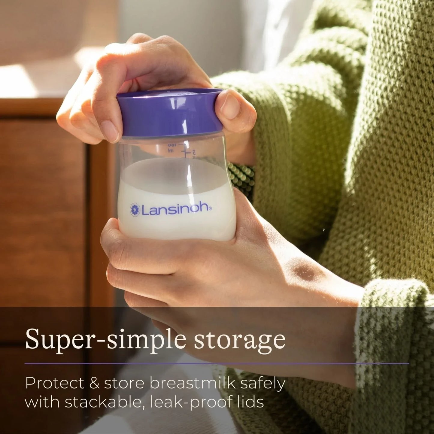 Lansinoh Breastmilk Storage Bottles 4 pcs