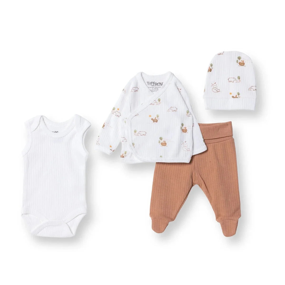 Tiffany Bear Motif Premature Baby Hospital Bag Set (Premature)