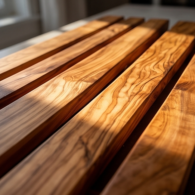 Handcrafted Olive Wood Bread Cutting Board with Crumb Catcher | 32x20 cm