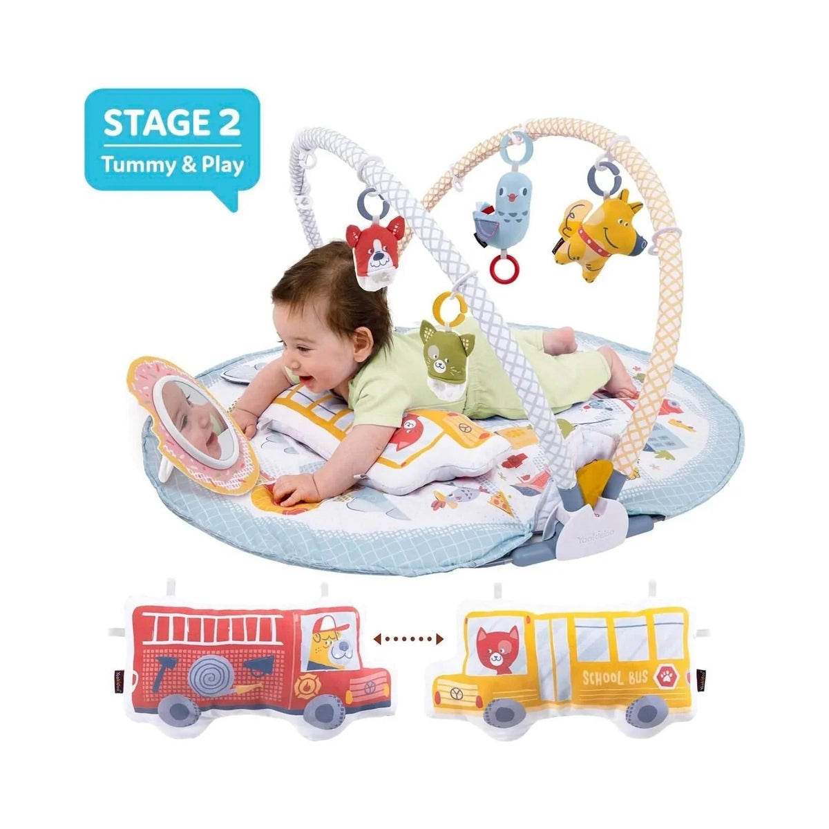 Yookidoo Urban Gymotion Lay to Sit-Up Playmat