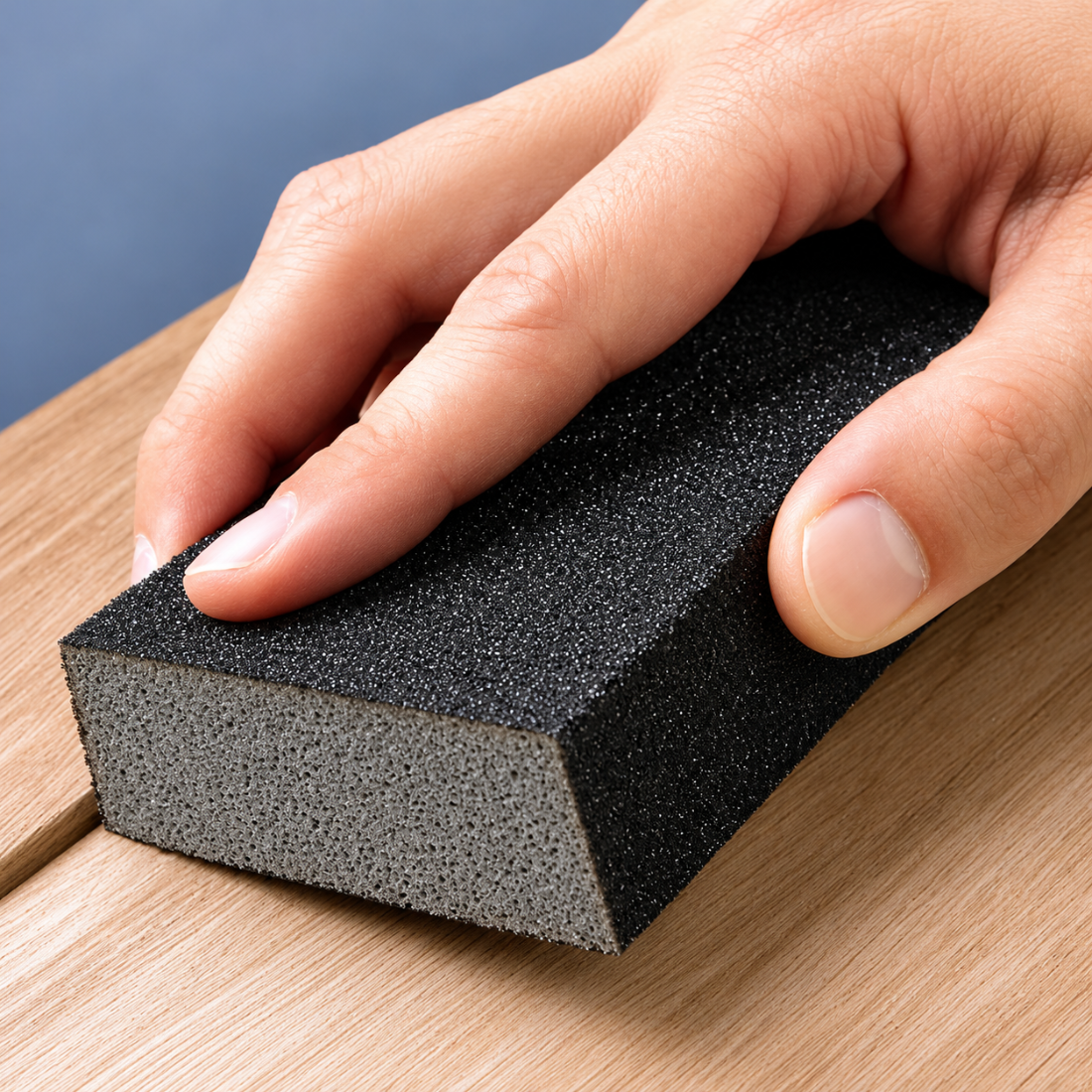 3 Pack Sponge Sanding Block Set 60 80 120 Grit Fine Medium Coarse grades Sandpaper