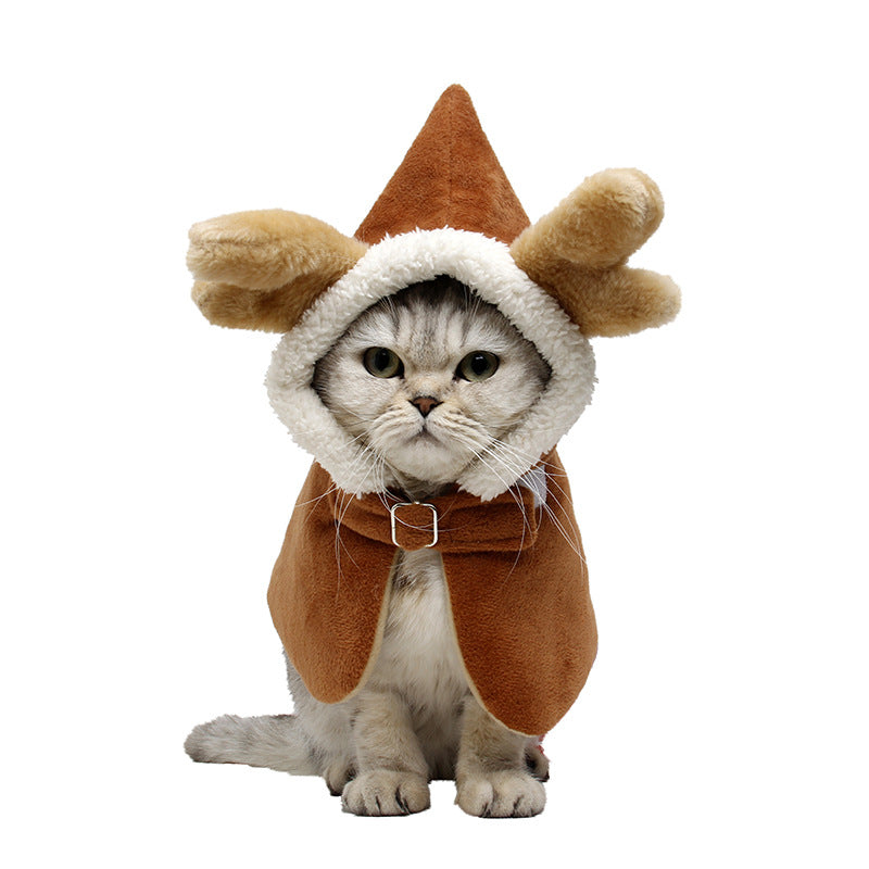 Cat cloak cold-proof shawl cloak