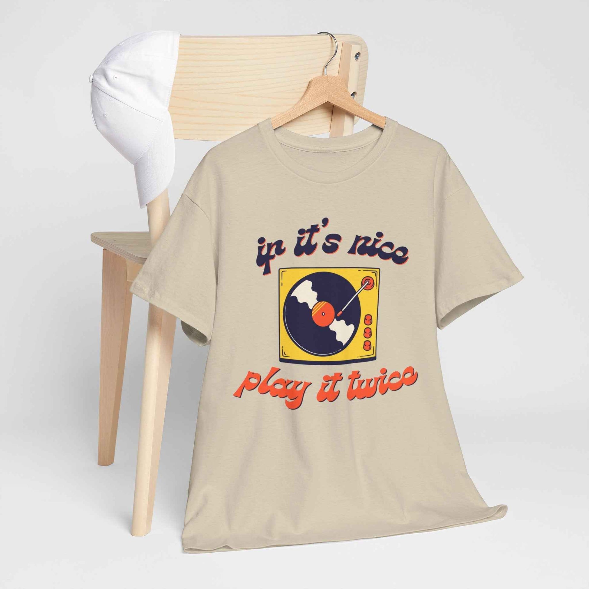 'If It’s Nice, Play It Twice' Vinyl T-Shirt